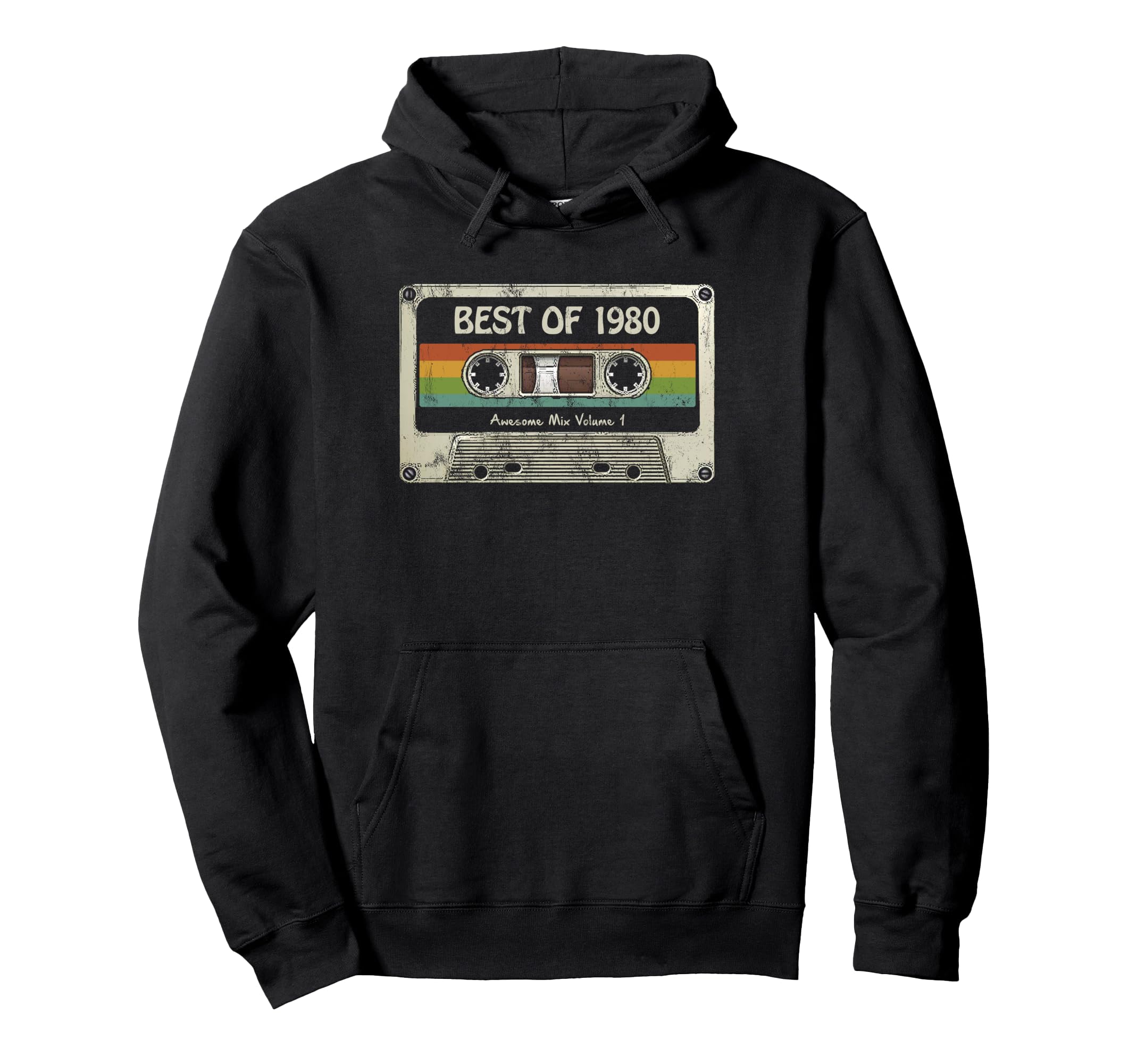 Best 1980 Awesome Mix 45Th Birthday Hoodie - Unique Graphic for Adults - T-Shirt, Sweatshirt, Hoodie