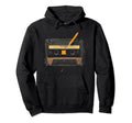 Mixtape Memories 80S 90S Gold Hoodie - Novelty Apparel for Adults - T-Shirt, Sweatshirt, Hoodie