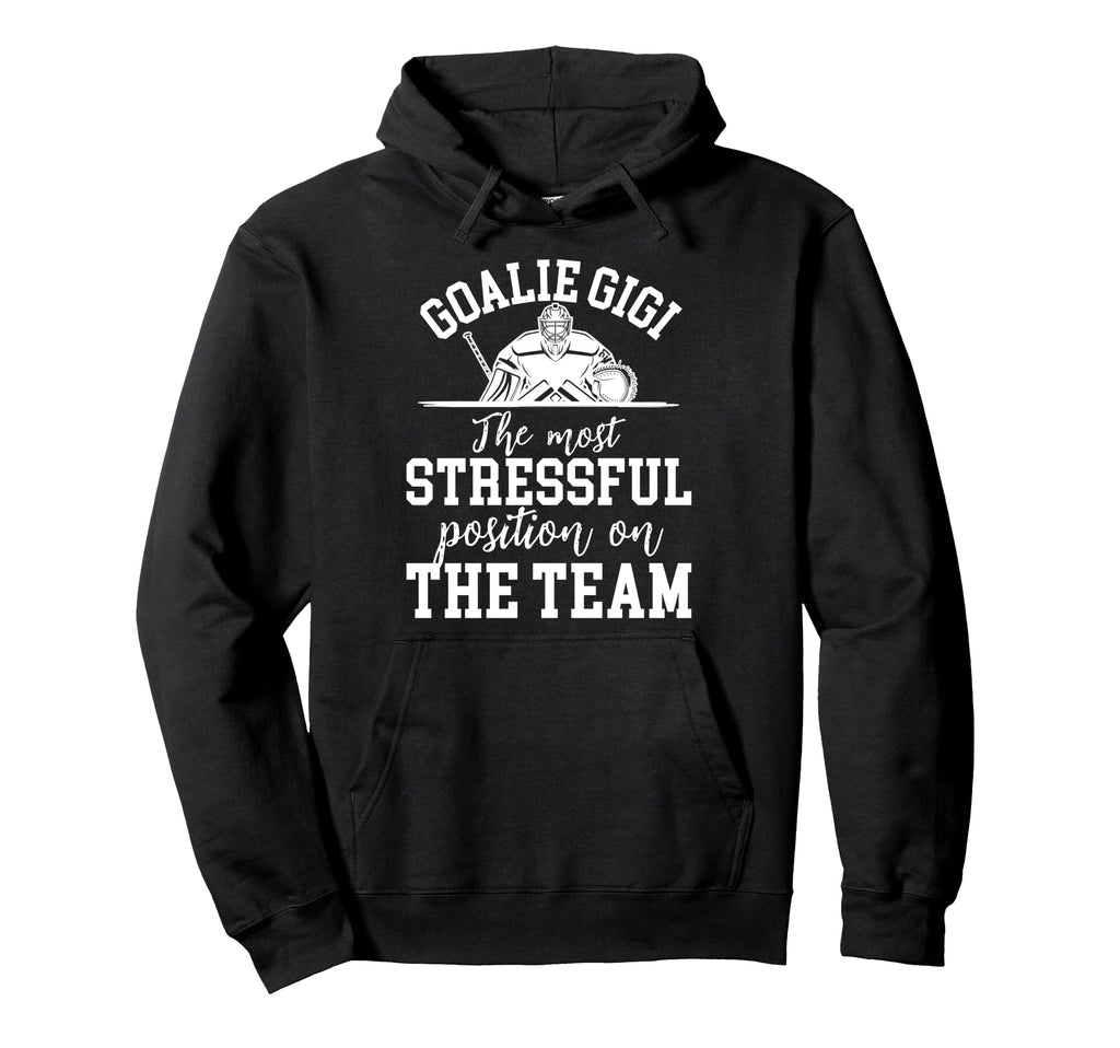 Funny Hockey Goalie Gigi Hockey Hoodie - Custom Art Print for Adults - T-Shirt, Sweatshirt, Hoodie