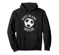 Rose Island Soccer Distressed 90S Hoodie - Aesthetic Graphic Men Women - T-Shirt, Sweatshirt, Hoodie