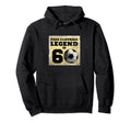 60Th Birthday Football Legend Funny 60Th Hoodie - Trendy Graphic Men Women - T-Shirt, Sweatshirt, Hoodie