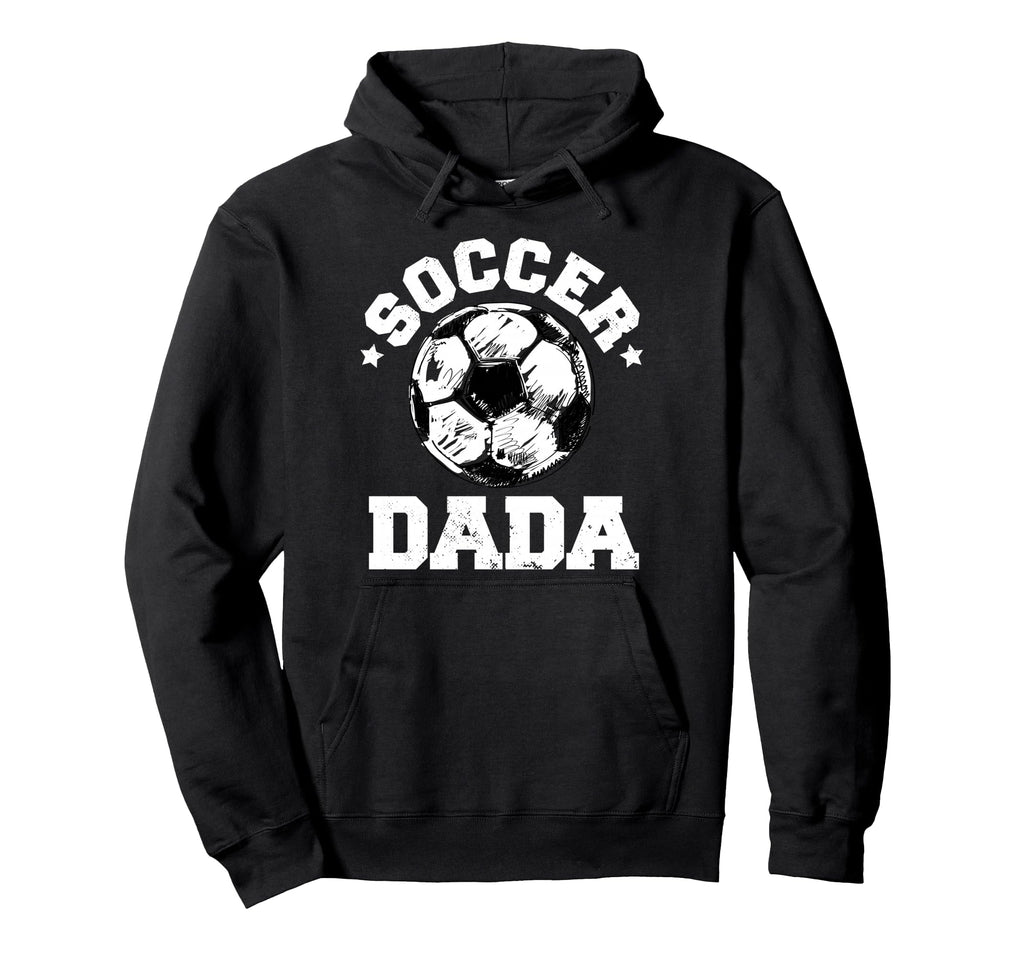 Soccer Dada Soccer Ball Distressed Hoodie - Novelty Apparel Men Women - T-Shirt, Sweatshirt, Hoodie