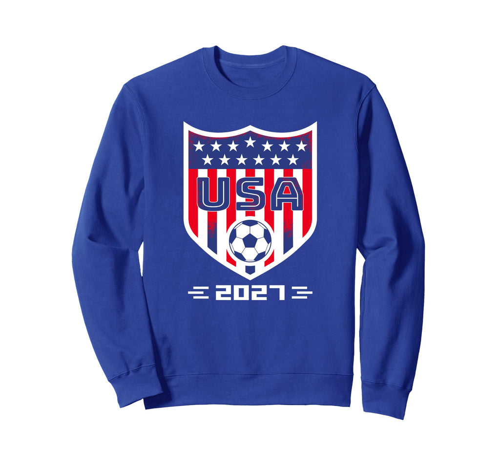 American Flag Soccer Team Soccer 2027 Sweatshirt - Graphic Print Men Women - T-Shirt, Sweatshirt, Hoodie