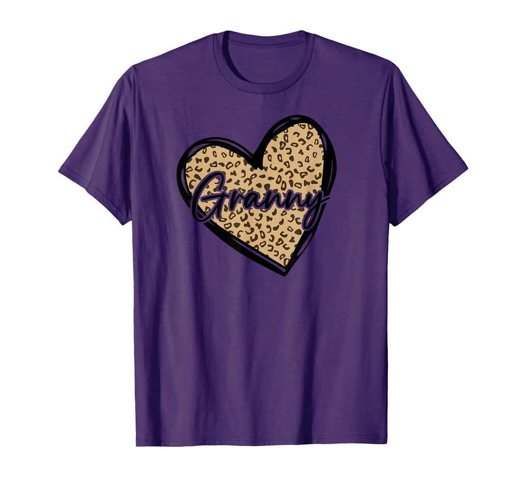 Granny Shirts Womens Leopard Mom T-Shirt - Unique Graphic Men Women - T-Shirt, Sweatshirt, Hoodie
