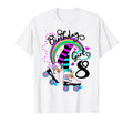 8Th Unicorn Roller Skate Birthday T-Shirt - Casual Everyday Wear Men Women - T-Shirt, Sweatshirt, Hoodie