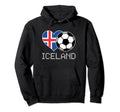 Iceland Soccer Icelander Flag Love Hoodie - Fun Novelty Design for Adults - T-Shirt, Sweatshirt, Hoodie