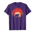 Wilderness Bear Trees Reflection Outdoor T-Shirt - Unique Graphic Unisex - T-Shirt, Sweatshirt, Hoodie