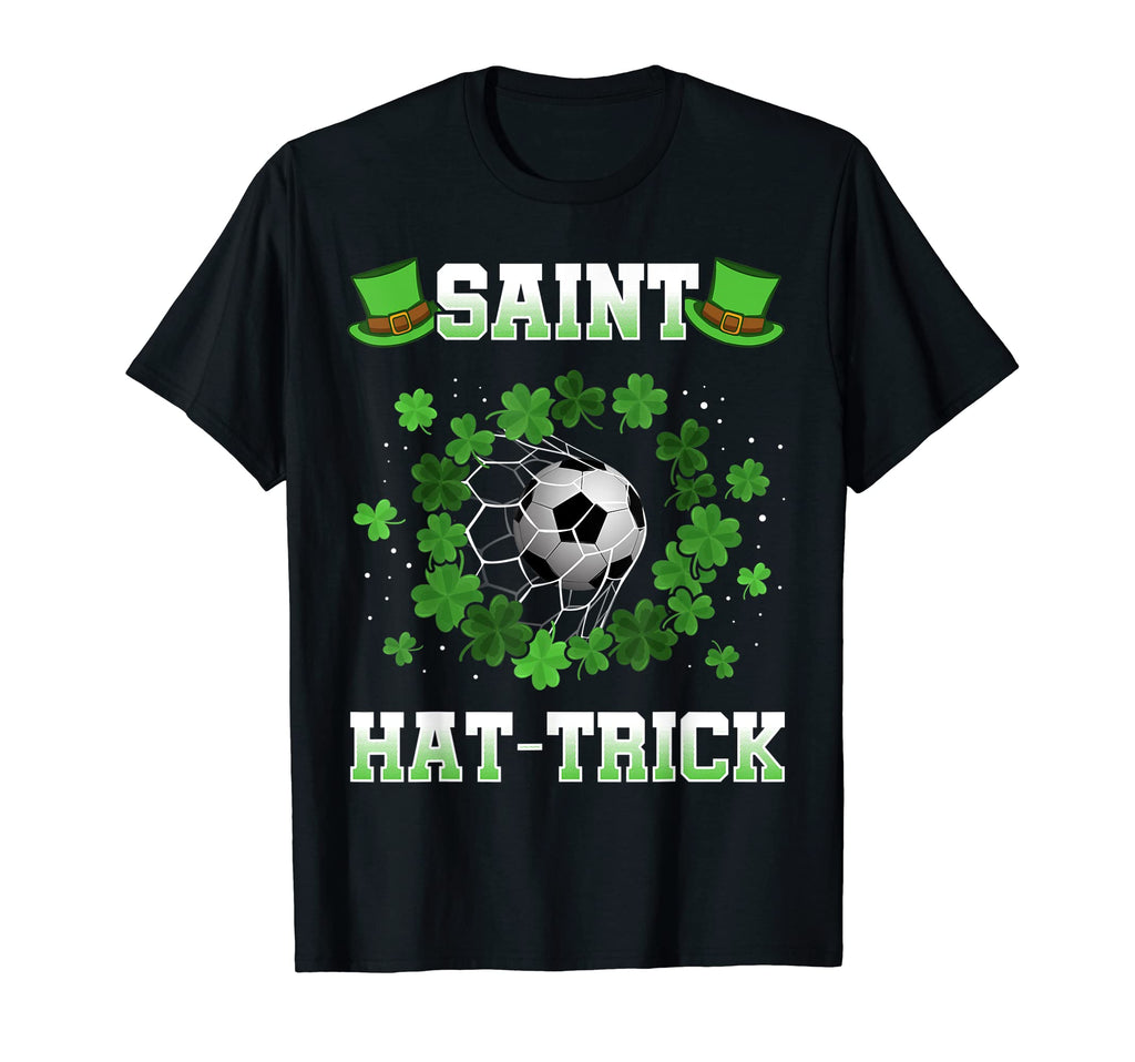 Soccer Ball Irish Clover Leaf Sport T-Shirt - Trendy Graphic Men Women - T-Shirt, Sweatshirt, Hoodie
