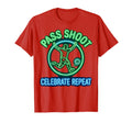 Pass Shoot Celebrate Repeat Soccer T-Shirt - Custom Art Print Unisex - T-Shirt, Sweatshirt, Hoodie