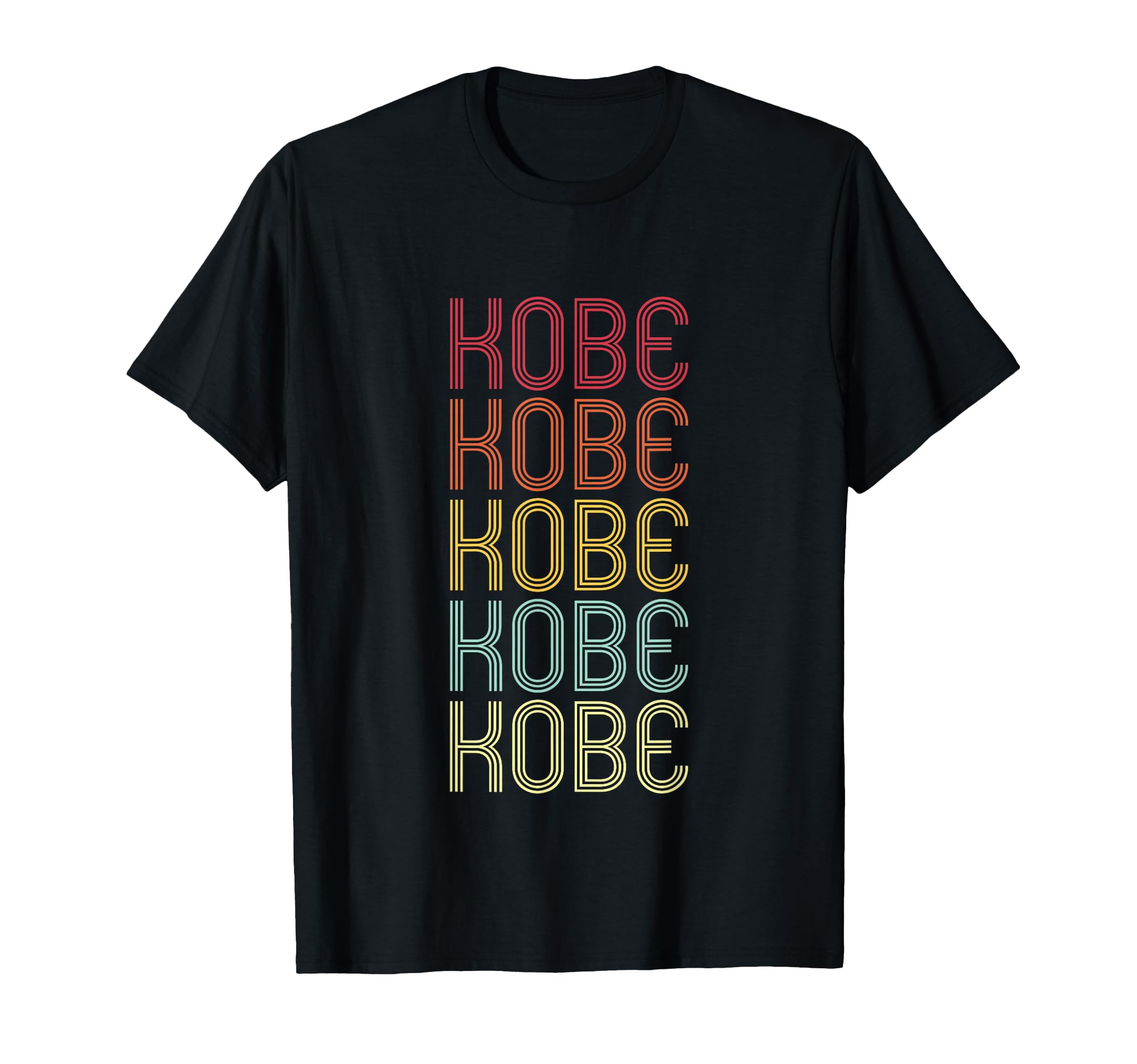 Kobe Wordmark Pattern Personalized T-Shirt - Streetwear Style for Adults - T-Shirt, Sweatshirt, Hoodie