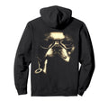 French Bulldog Glasses Smoking Pipe Hoodie - Fun Novelty Design Unisex - T-Shirt, Sweatshirt, Hoodie