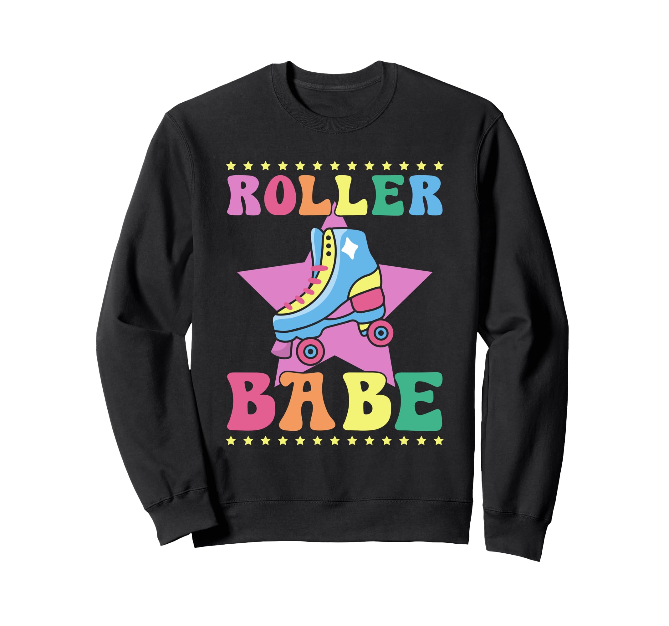 Roller Skating Skate 1970S Sweatshirt - Trendy Graphic for Adults - T-Shirt, Sweatshirt, Hoodie