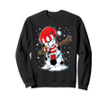 Dabbing Soccer Snowman Hat Funny Sweatshirt - Fun Novelty Design Men Women - T-Shirt, Sweatshirt, Hoodie