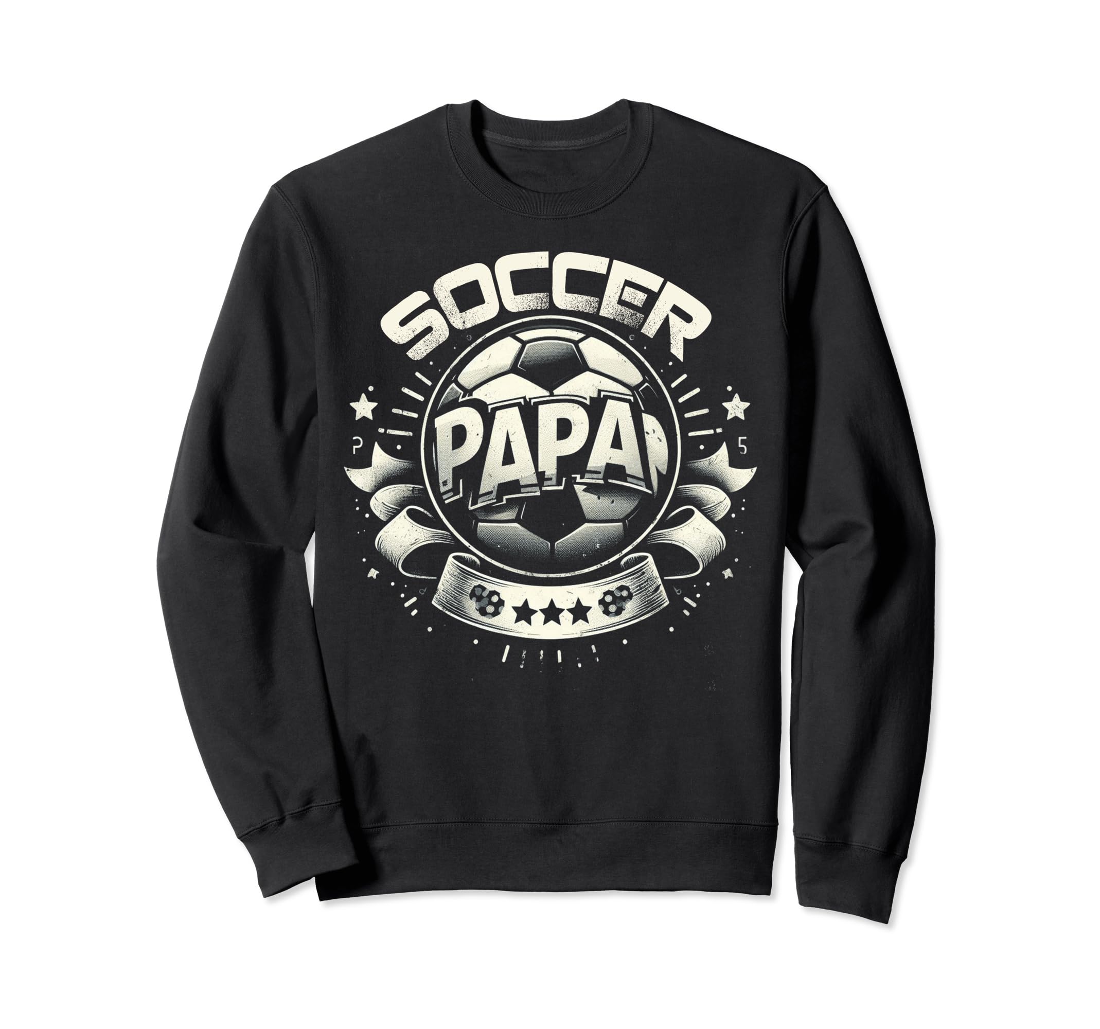 Soccer Papa Family Matching Dad Sweatshirt - Fun Novelty Design for Adults - T-Shirt, Sweatshirt, Hoodie