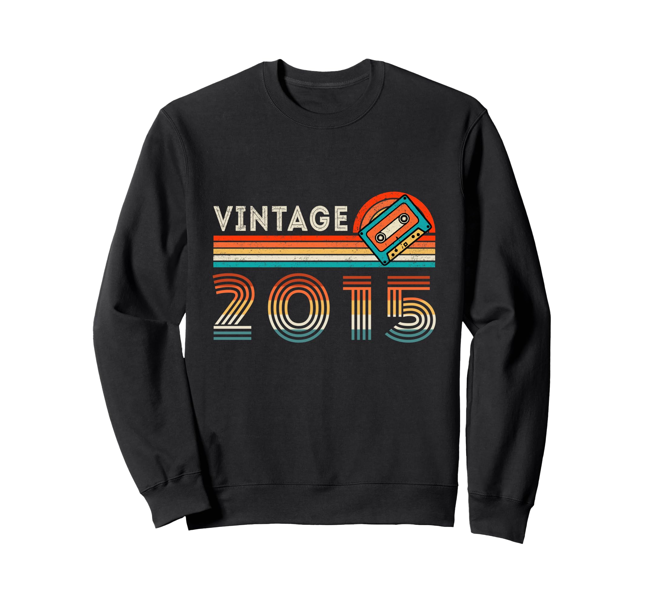 2015 Birthday Cassette Tape 11 Sweatshirt - Casual Everyday Wear Unisex - T-Shirt, Sweatshirt, Hoodie