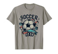 Soccer Dad Family Matching Dad Fathers Day T-Shirt - Graphic Print Unisex - T-Shirt, Sweatshirt, Hoodie