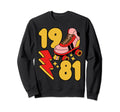 1981 Roller Skate 80S Nostalgia Sweatshirt - Streetwear Style Unisex - T-Shirt, Sweatshirt, Hoodie