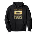 60Th Birthday December 1963 Cassette Hoodie - Aesthetic Graphic Unisex - T-Shirt, Sweatshirt, Hoodie