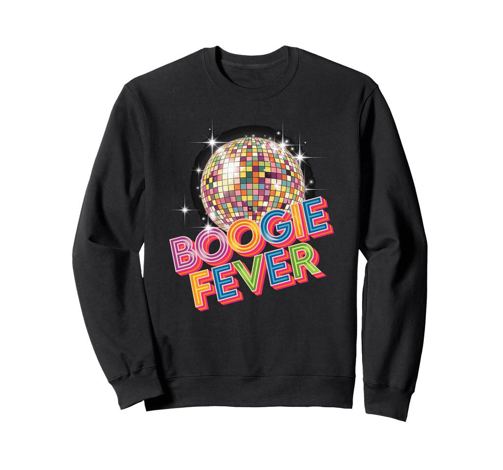 Disco Ball Boogie Fever Discoball Sweatshirt - Minimalist Print Men Women - T-Shirt, Sweatshirt, Hoodie