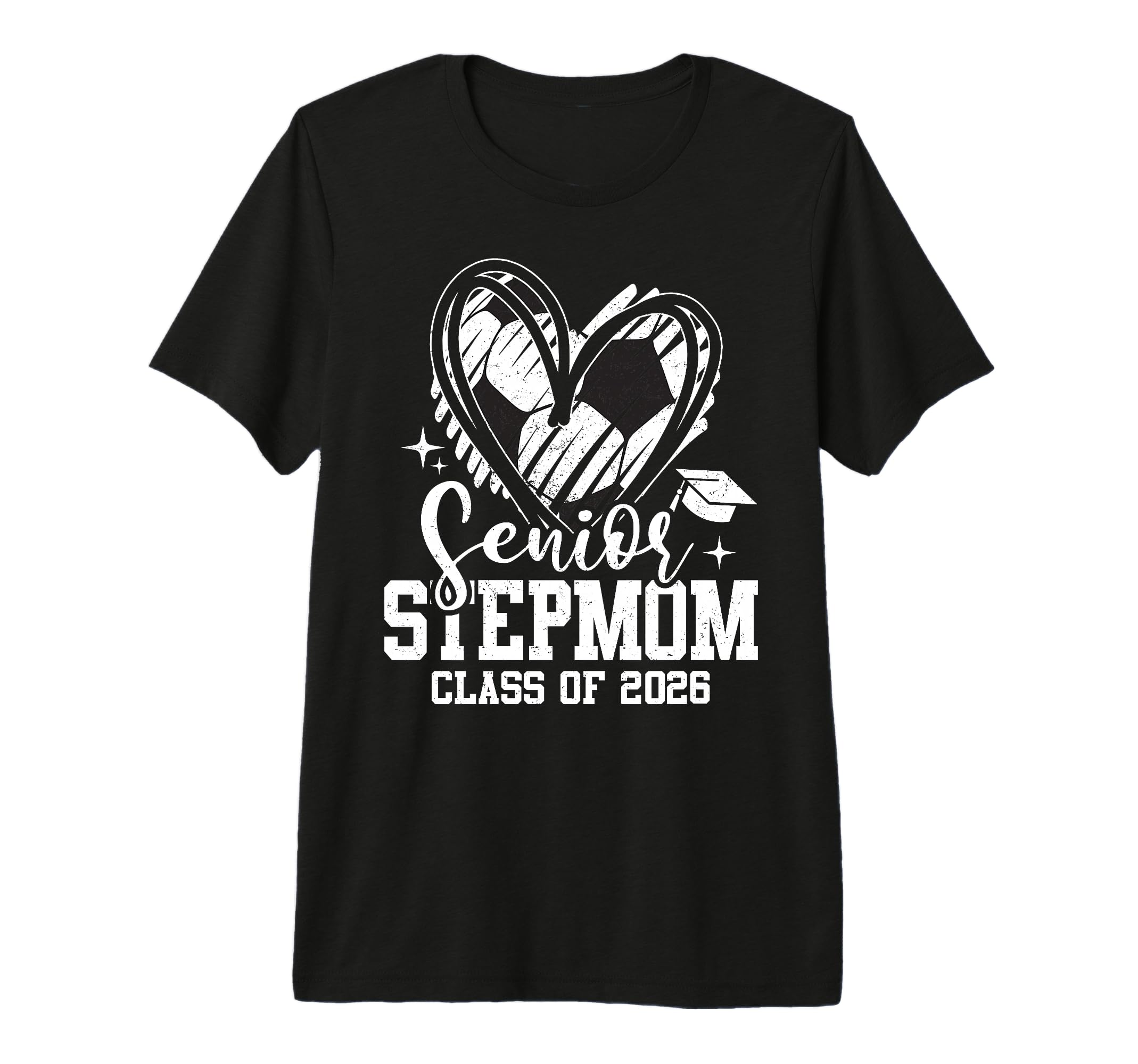 Senior Stepmom Class 2026 Soccer T-Shirt - Streetwear Style for Adults - T-Shirt, Sweatshirt, Hoodie