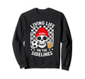 Living Life Sidelines Mama Sweatshirt - Graphic Print Men Women - T-Shirt, Sweatshirt, Hoodie