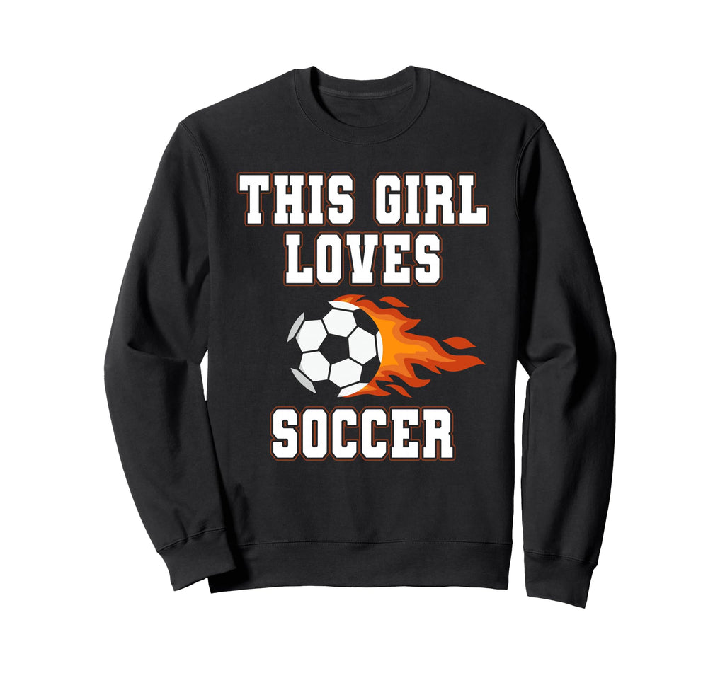 This Loves Soccer Game Day Sweatshirt - Fun Novelty Design Men Women - T-Shirt, Sweatshirt, Hoodie
