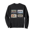 Music Lover Cassette Tape Sweatshirt - Trendy Graphic for Adults - T-Shirt, Sweatshirt, Hoodie