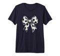 Preppy Game Day Soccer Coquette Bow T-Shirt - Minimalist Print Men Women - T-Shirt, Sweatshirt, Hoodie