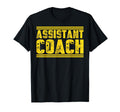 Assistant Coach Dad Professional T-Shirt - Minimalist Print Men Women - T-Shirt, Sweatshirt, Hoodie