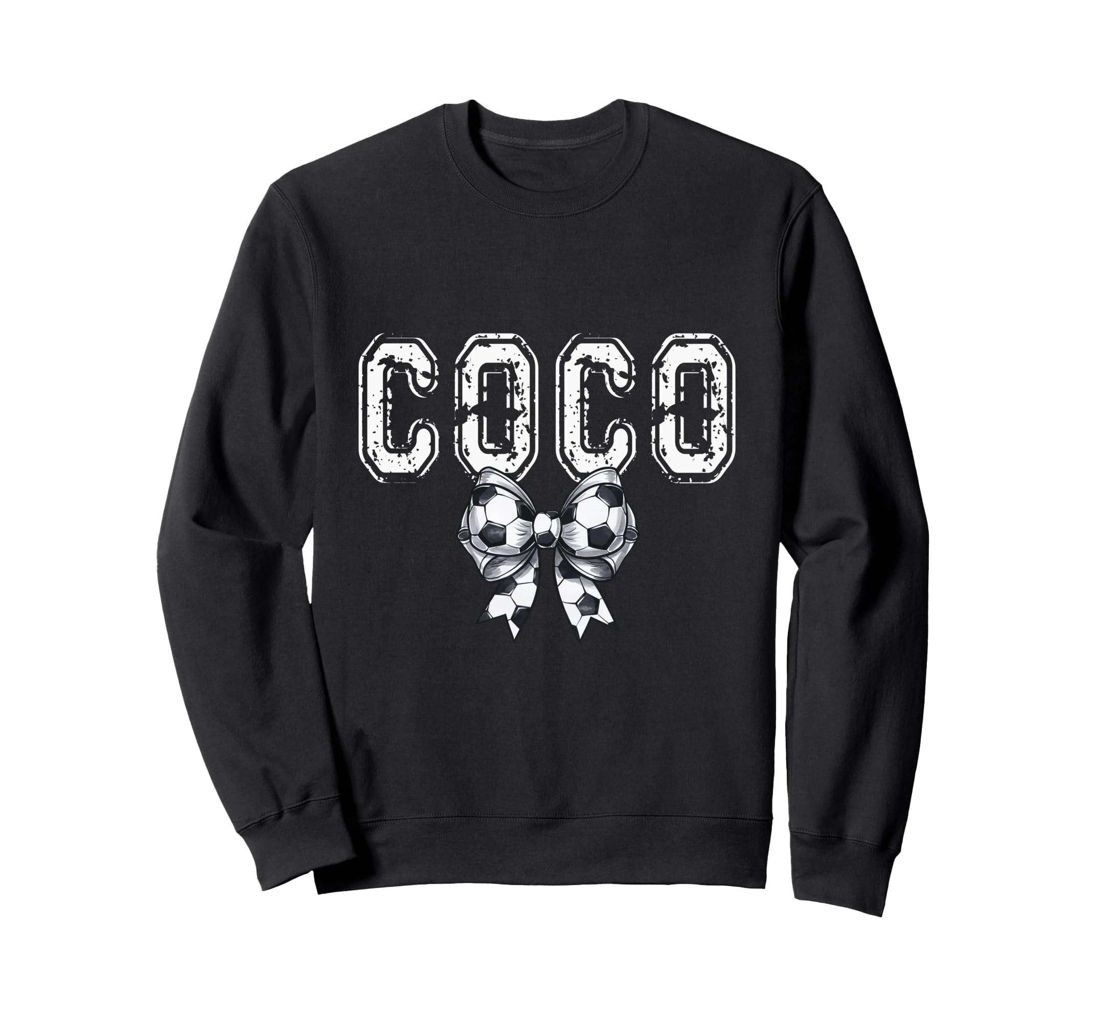 Coquette Soccer Coco Spirit Sweatshirt - Minimalist Print for Adults - T-Shirt, Sweatshirt, Hoodie