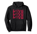 Soccer And Valentines Day Trendy Groovy Hoodie - Minimalist Print Unisex - T-Shirt, Sweatshirt, Hoodie