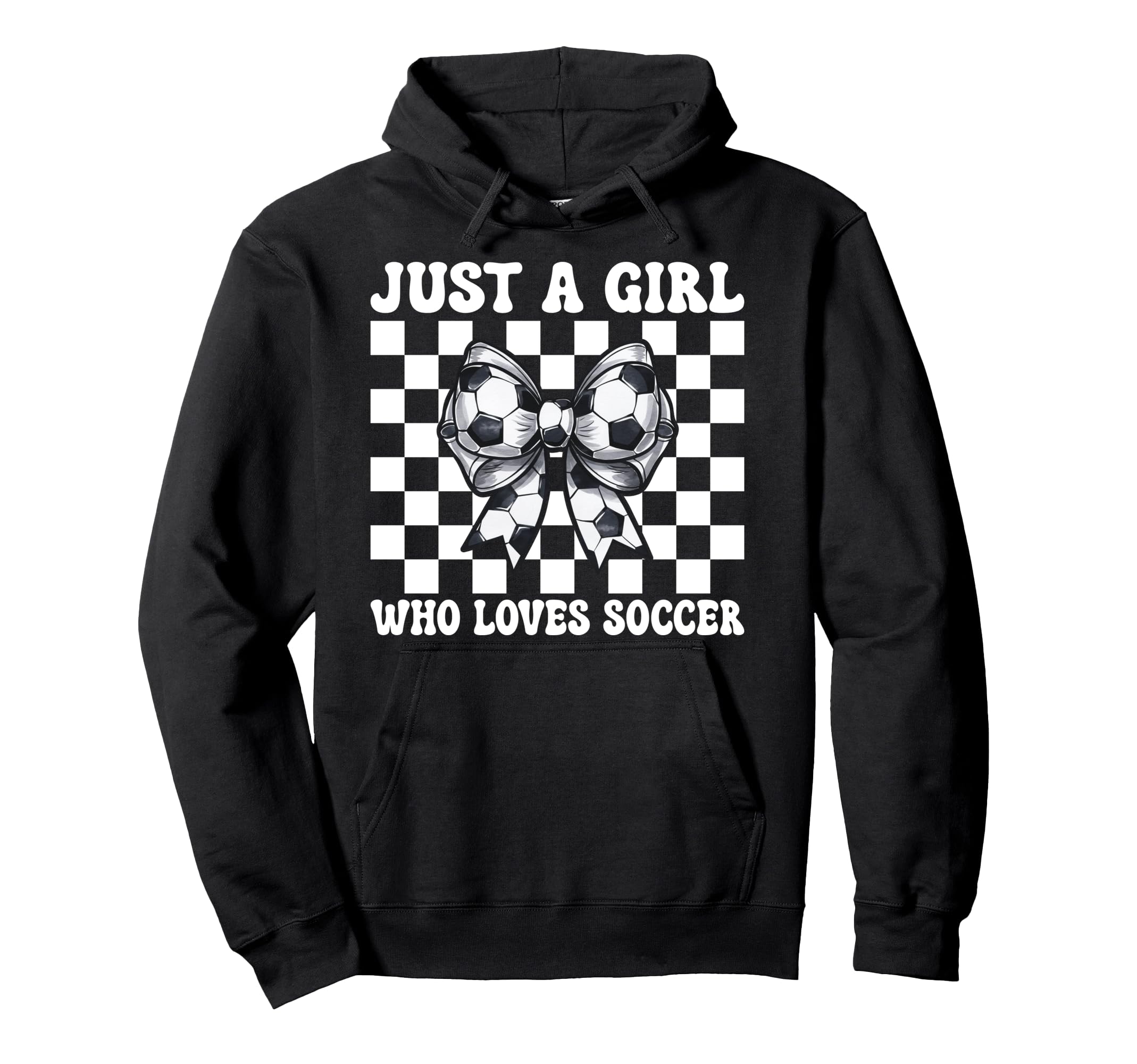 Just Who Loves Soccer Mom Coquette Bow Hoodie - Trendy Graphic Men Women - T-Shirt, Sweatshirt, Hoodie