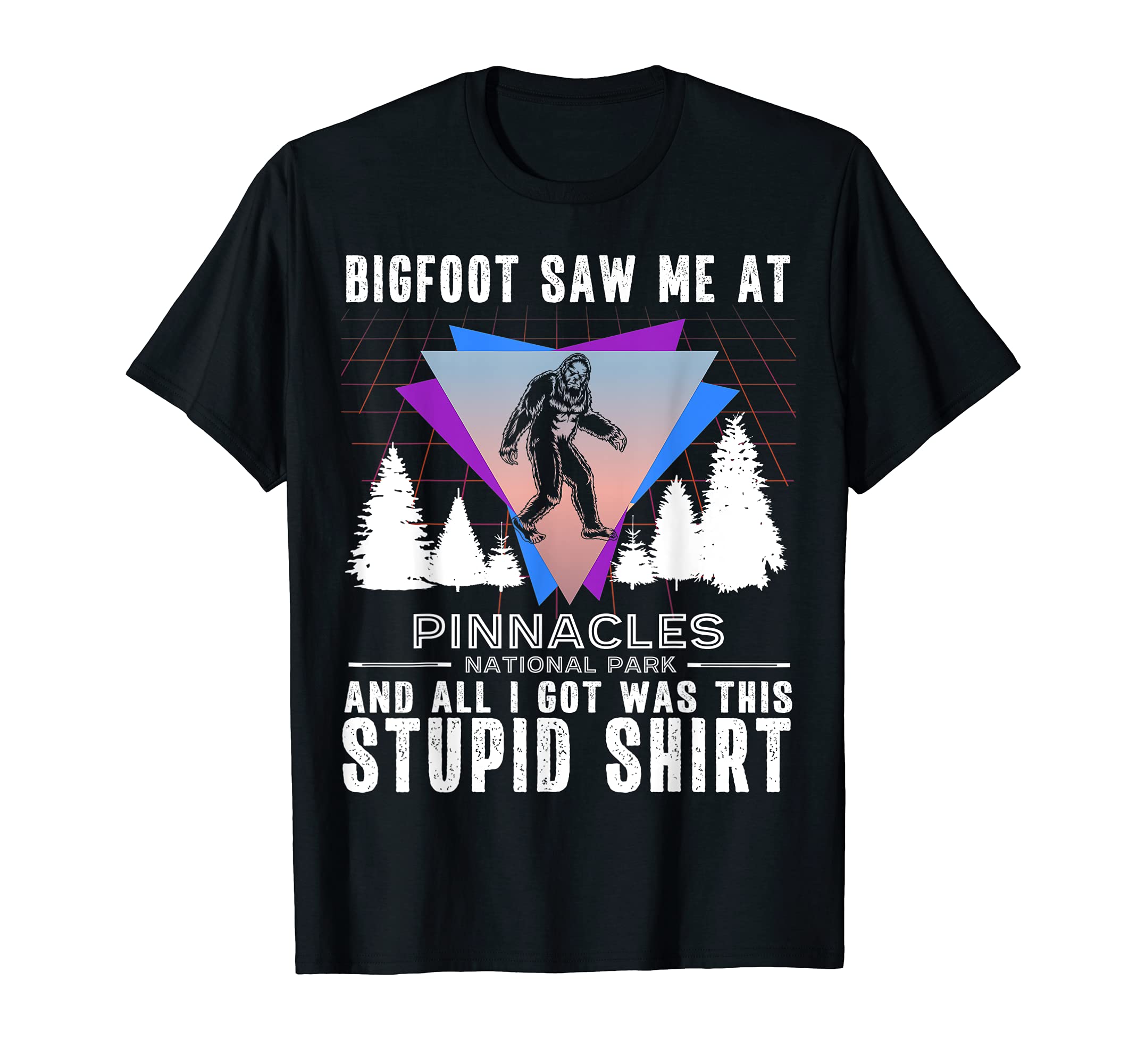 Pinnacles National Park California Bigfoot T-Shirt - Unique Graphic Unisex - T-Shirt, Sweatshirt, Hoodie