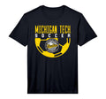 Michigan Tech Huskies Soccer Arch T-Shirt - Graphic Print Unisex - T-Shirt, Sweatshirt, Hoodie