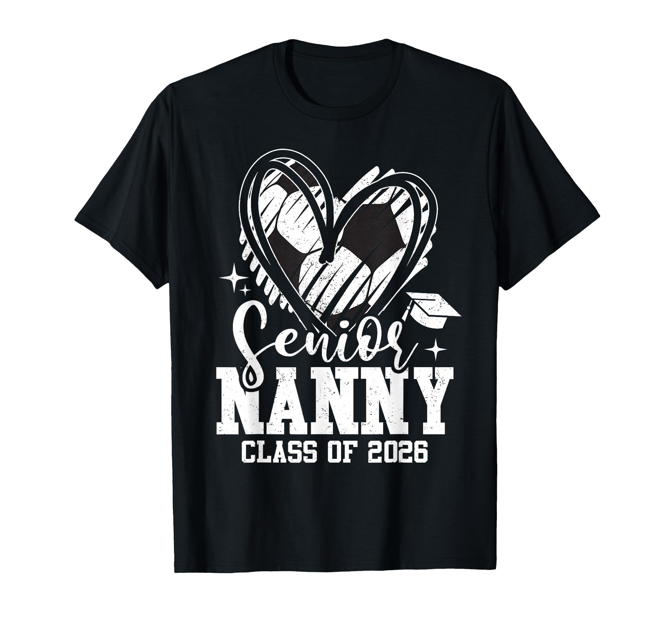 Senior Nanny Class 2026 Soccer Graduation T-Shirt - Unique Graphic Unisex - T-Shirt, Sweatshirt, Hoodie