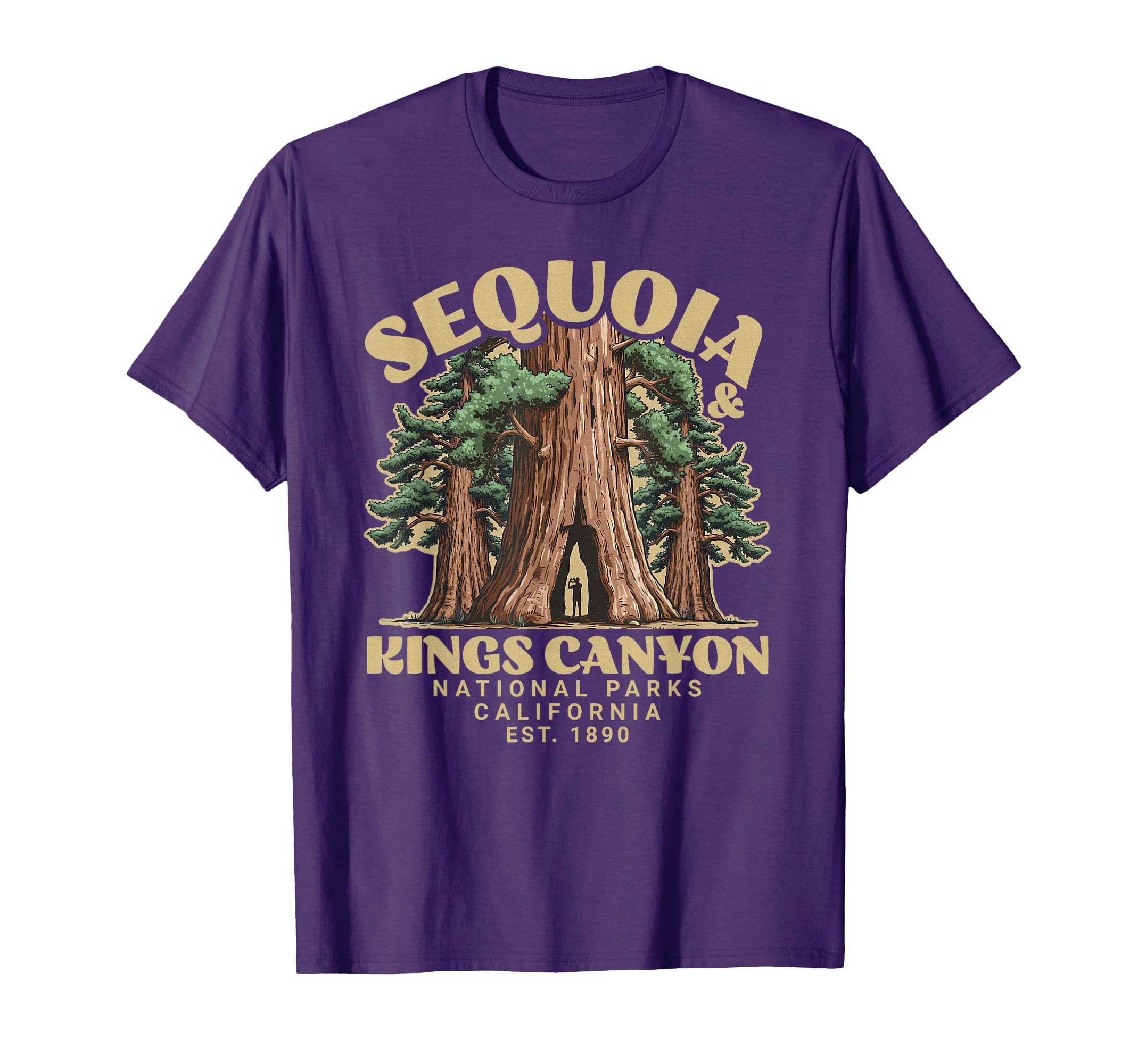 Sequoia Kings Canyon National T-Shirt - Casual Everyday Wear Men Women - T-Shirt, Sweatshirt, Hoodie