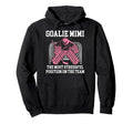 Funny Hockey Goalie Mimi Hockey Keeper Hoodie - Minimalist Print Men Women - T-Shirt, Sweatshirt, Hoodie