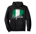 Nigeria Flag Nigerian Pride Roots Hoodie - Minimalist Print for Adults - T-Shirt, Sweatshirt, Hoodie