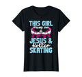 Rollerskate This Runs Jesus And Roller T-Shirt - Trendy Graphic for Adults - T-Shirt, Sweatshirt, Hoodie