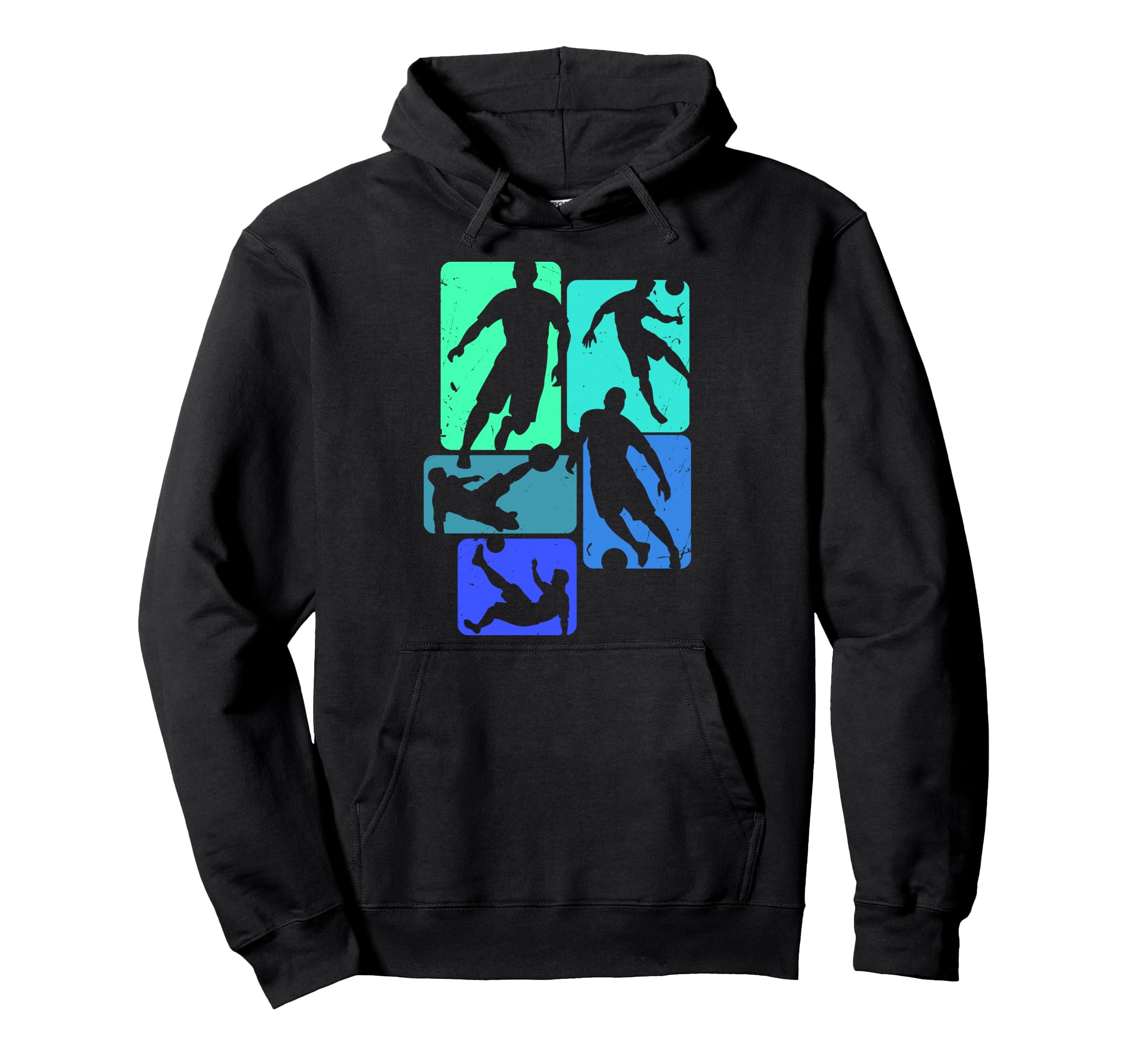 Soccer Players Fans Ball Kick Hoodie - Fun Novelty Design Men Women - T-Shirt, Sweatshirt, Hoodie