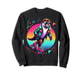 Otter Roller Skates And Sweatshirt - Aesthetic Graphic Men Women - T-Shirt, Sweatshirt, Hoodie