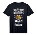 Ramen And Soccer Anime Gift Teen T-Shirt - Minimalist Print Unisex - T-Shirt, Sweatshirt, Hoodie