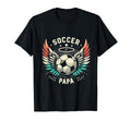 Soccer Papa Family Matching Dad T-Shirt - Custom Art Print for Adults - T-Shirt, Sweatshirt, Hoodie