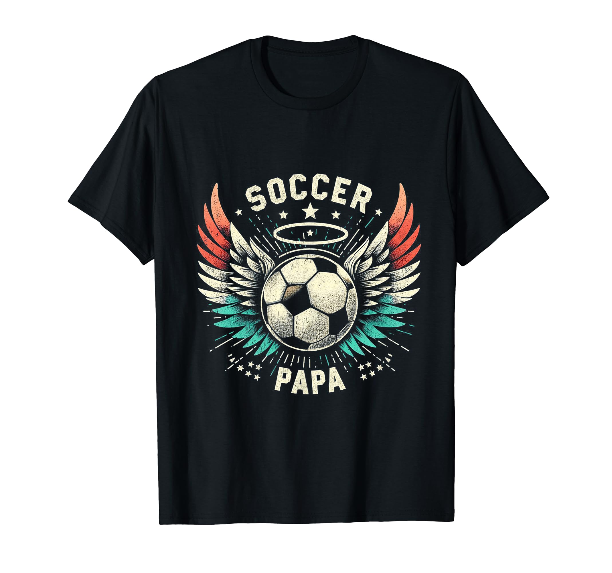 Soccer Papa Family Matching Dad T-Shirt - Custom Art Print for Adults - T-Shirt, Sweatshirt, Hoodie