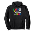 Just Who Loves Soccer And Slime Sports Hoodie - Novelty Apparel Men Women - T-Shirt, Sweatshirt, Hoodie