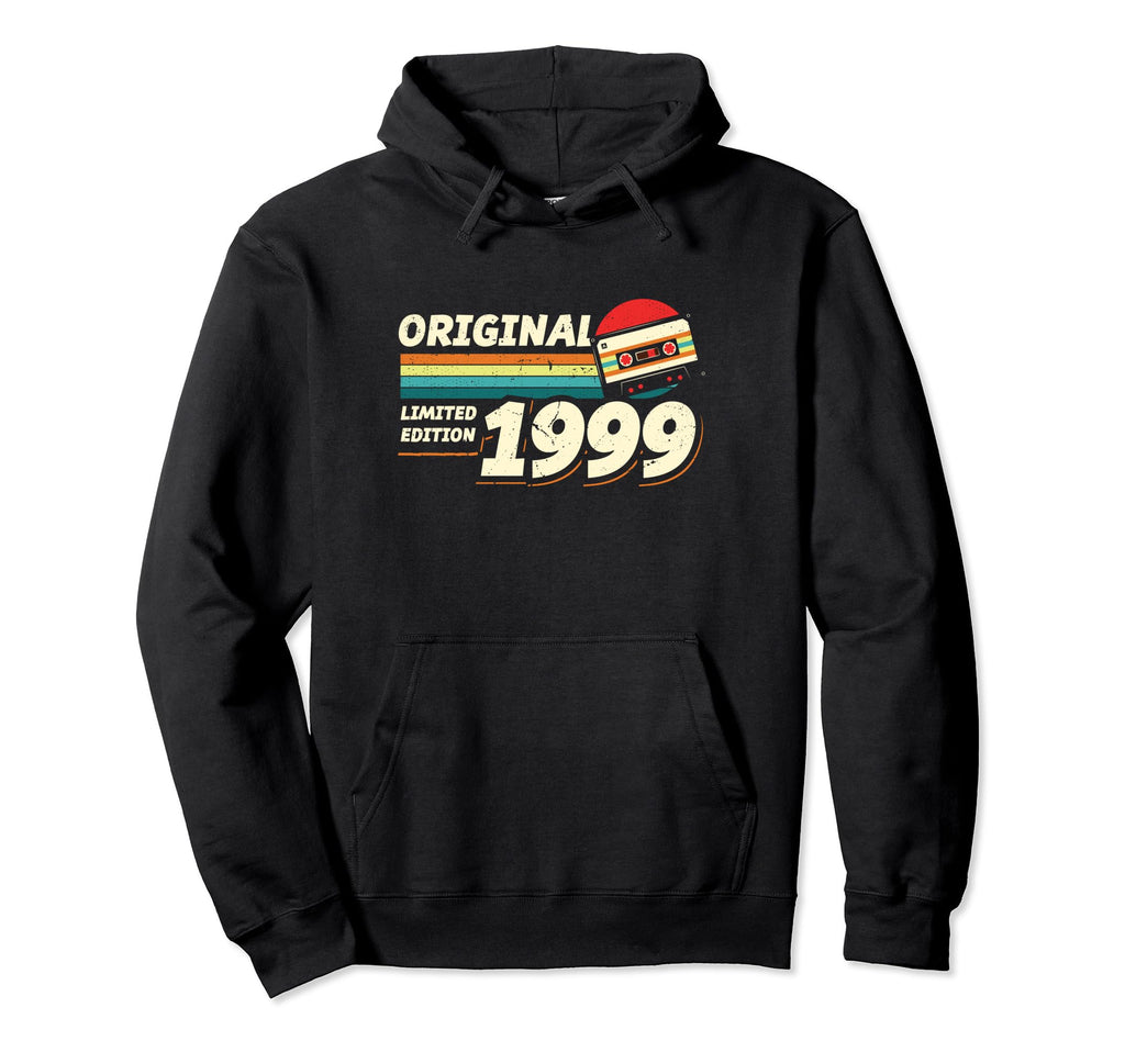 1999 Cassette Tape 25Th Birthday Hoodie - Unique Graphic Unisex - T-Shirt, Sweatshirt, Hoodie