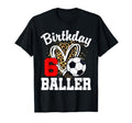 6Th Birthday Baller 6 Year Old T-Shirt - Minimalist Print Men Women - T-Shirt, Sweatshirt, Hoodie
