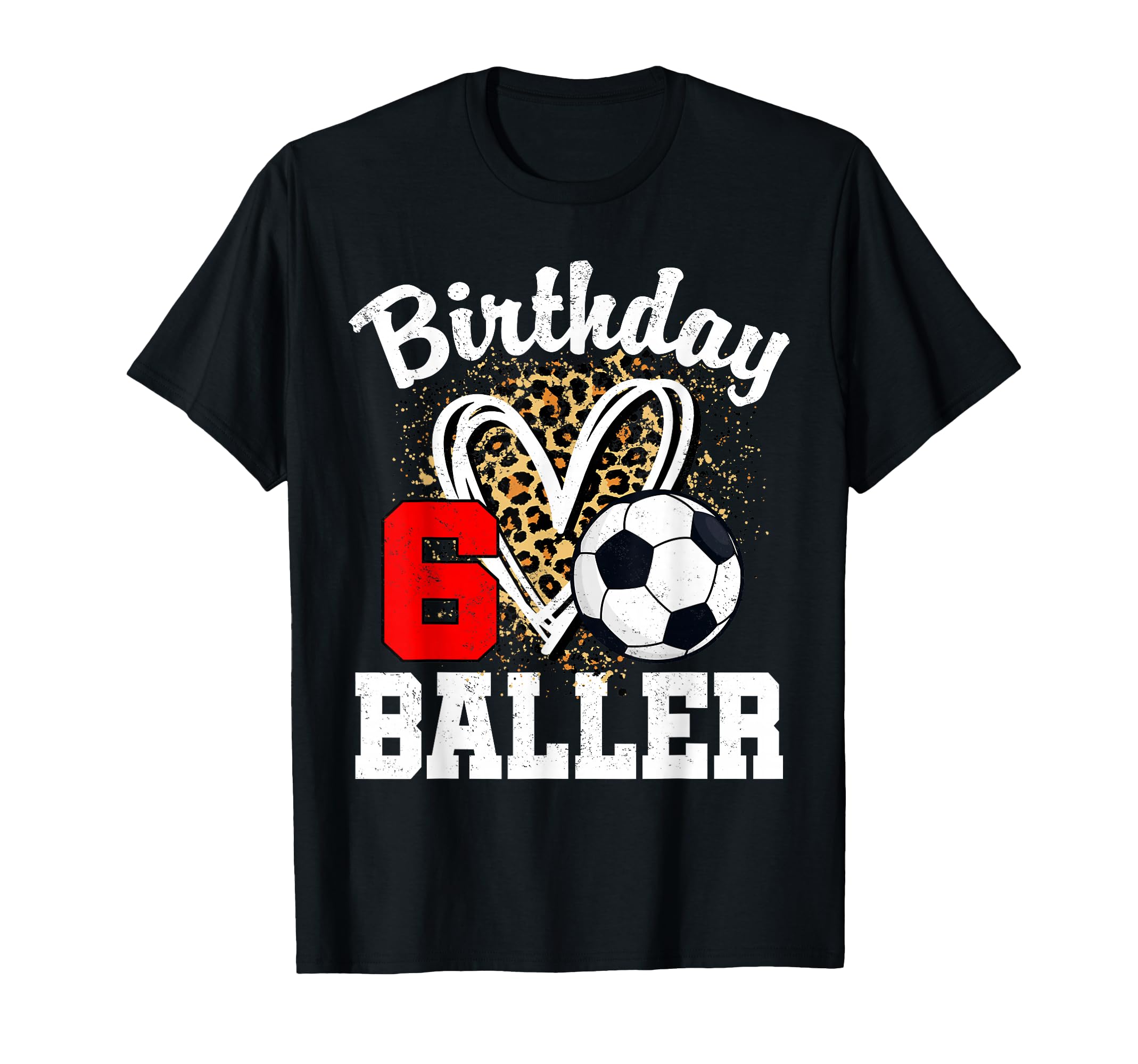 6Th Birthday Baller 6 Year Old T-Shirt - Minimalist Print Men Women - T-Shirt, Sweatshirt, Hoodie
