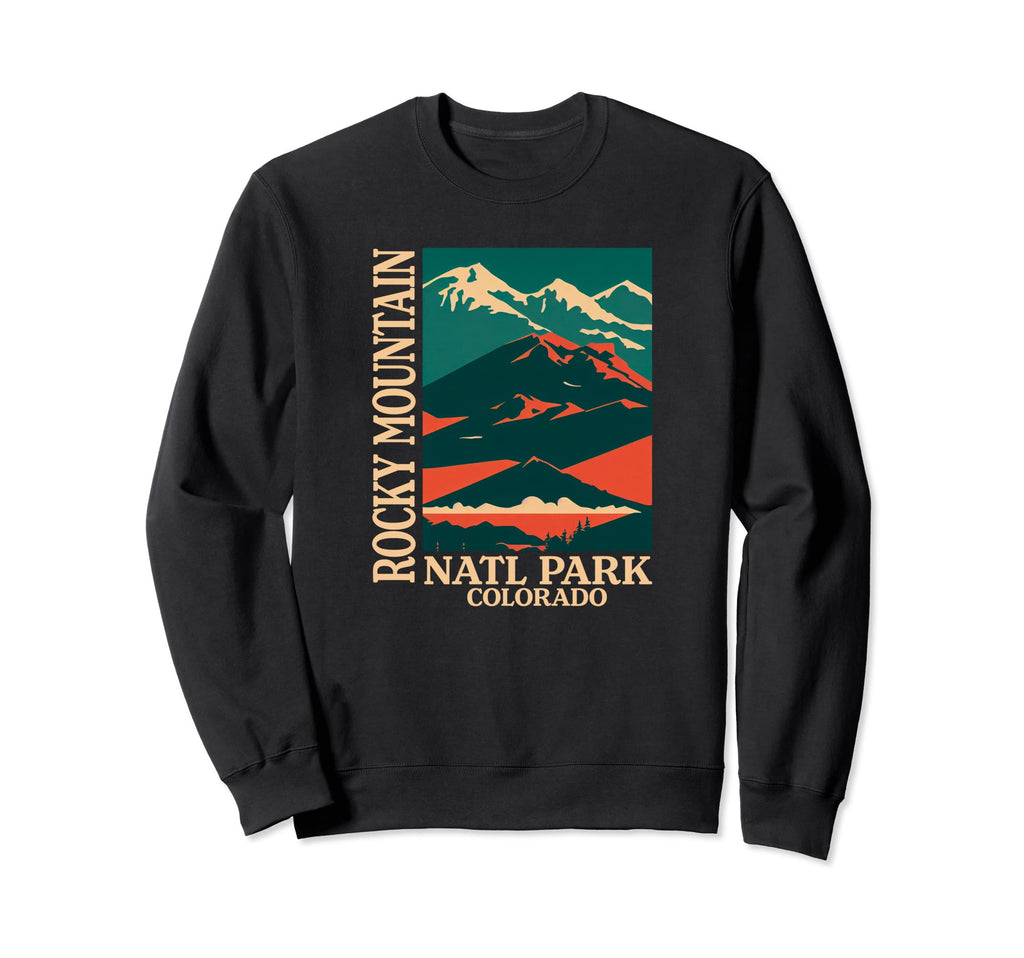 Colorado Rocky Mountain National Park Sweatshirt - Graphic Print Men Women - T-Shirt, Sweatshirt, Hoodie