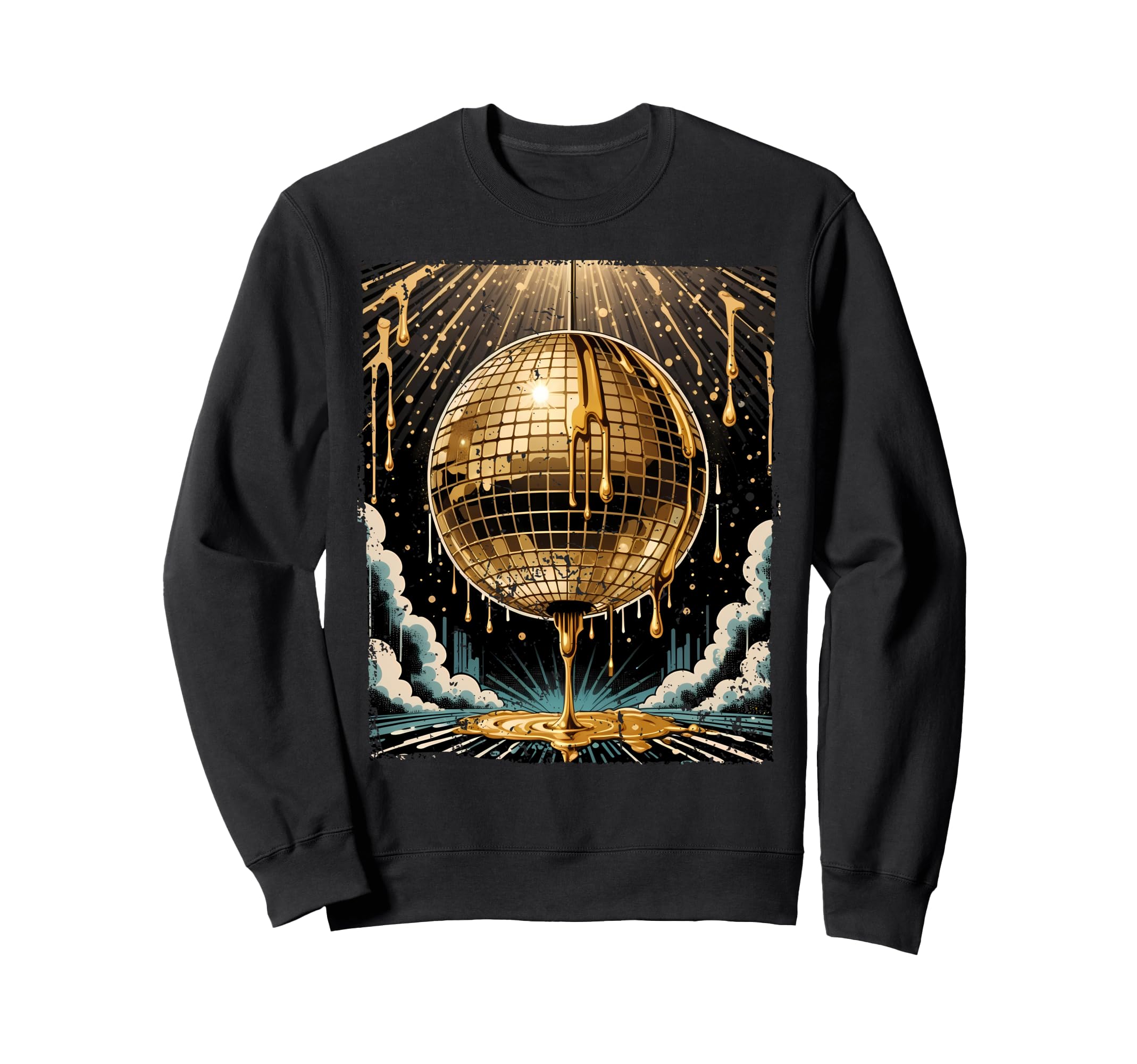 Disco Ball 80S Aesthetic Sweatshirt - Aesthetic Graphic for Adults - T-Shirt, Sweatshirt, Hoodie
